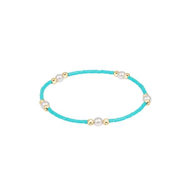 Hope Purpose Pearl Bracelet – Turquoise