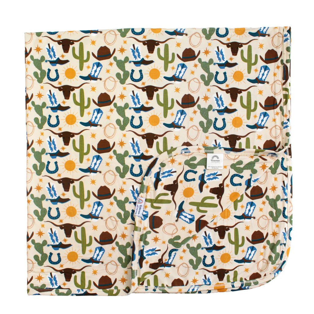 Howdy Luxury Bamboo Blanket