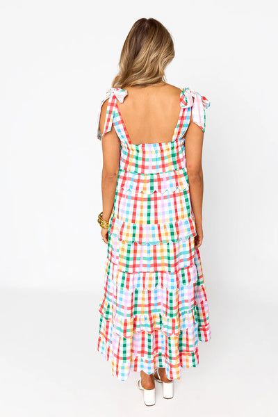 Landon Tie Shoulder Maxi Dress-Daybreak