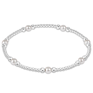 Purpose Pearl 4MM Sterling Silver Bracelet