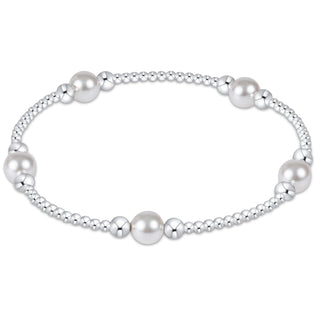 Purpose Pearl 6MM Sterling Silver Bracelet