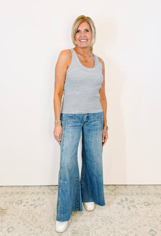 Blake High Rise Super Wide Leg - Wishfulness Wash
