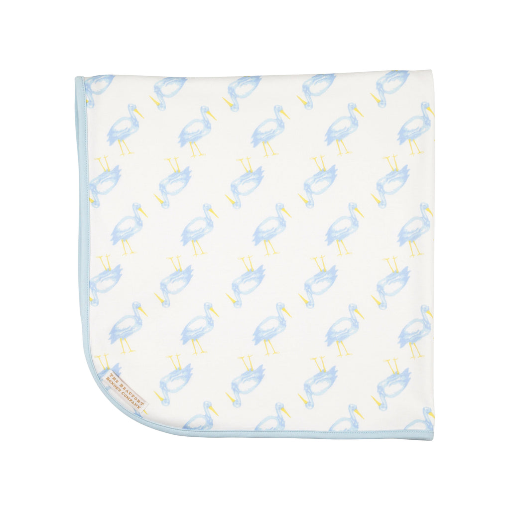 Baby Buggy Blanket- Blue