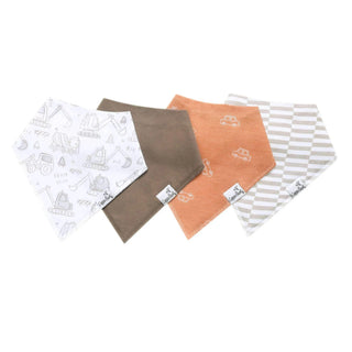 Bandana Bib Set 4-Pack (Assorted Styles)