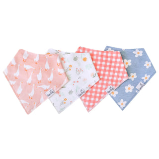 Bandana Bib Set 4-Pack (Assorted Styles)