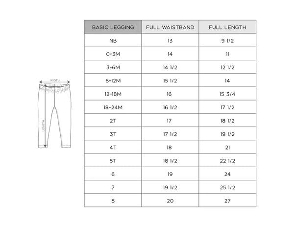 Cherry Hearts Basic Leggings