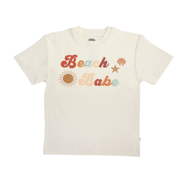 Beach Babe Cotton Toddler Short Sleeve Shirt