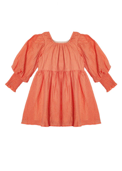 Girls Orange Cutie Pie Dress