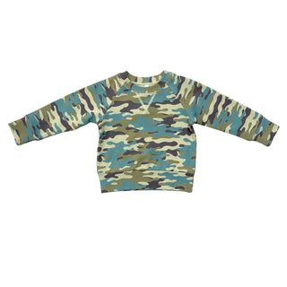 Boy's Raglan Sweatshirt - Camouflage