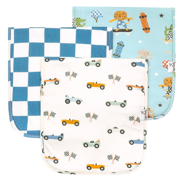 Burp Cloths Set Pack of 3 (Assorted Styles)