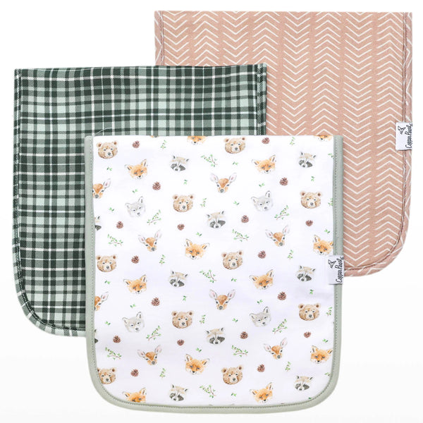 Burp Cloths Set Pack of 3 (Assorted Styles)