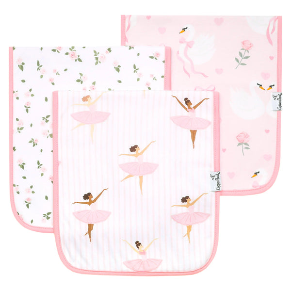 Burp Cloths Set Pack of 3 (Assorted Styles)
