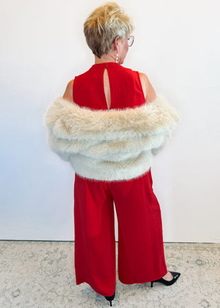 Bowie Jumpsuit in Red