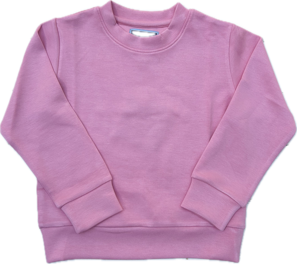 Girls Pink Performance Sweatshirt