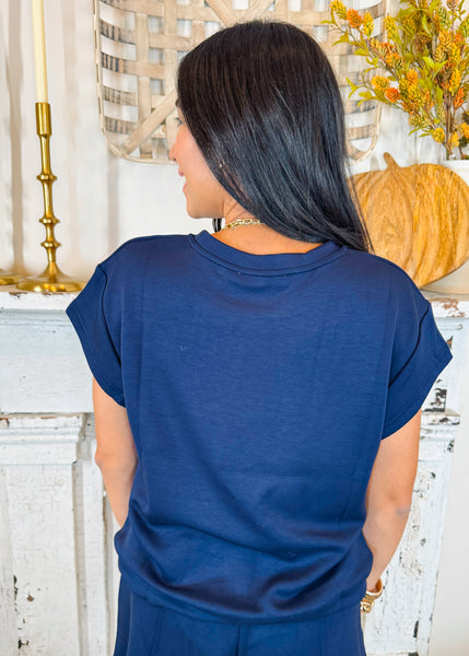 Kendra Short Sleeve Lounge Top