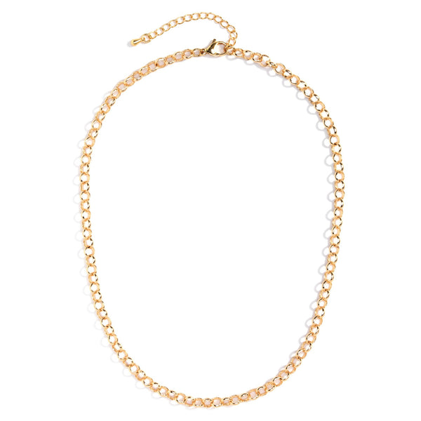 15" Round Link Chain Necklace