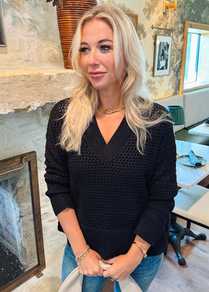 Cameron Crochet Sweater