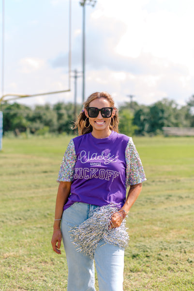 Classy Until Kickoff in Purple