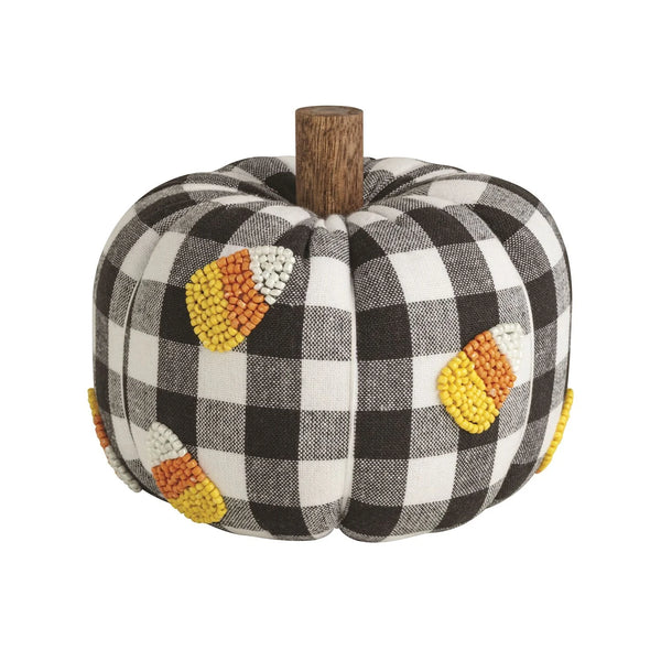 Candy Corn Beaded Pumpkin Icon