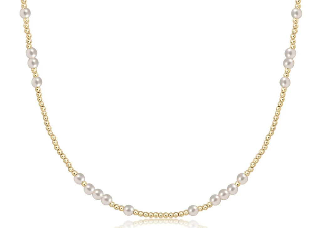 choker hope unwritten - 4mm pearl
