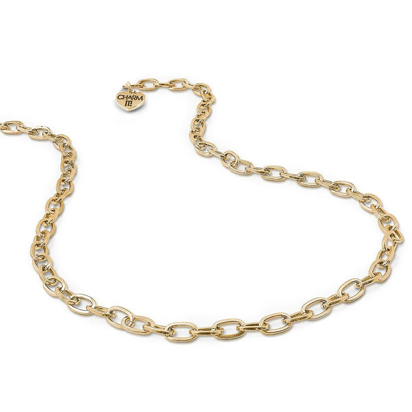 Charm It! Chain Necklace (Silver or Gold)