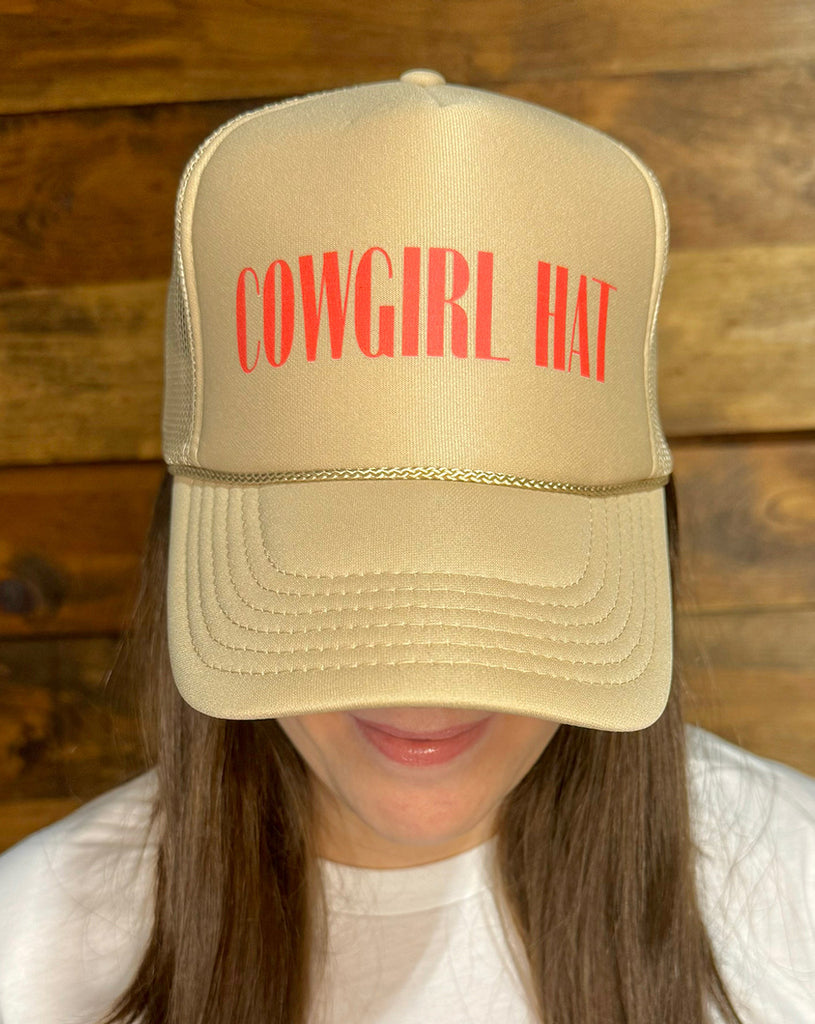 Cowgirl Hat Trucker Hat