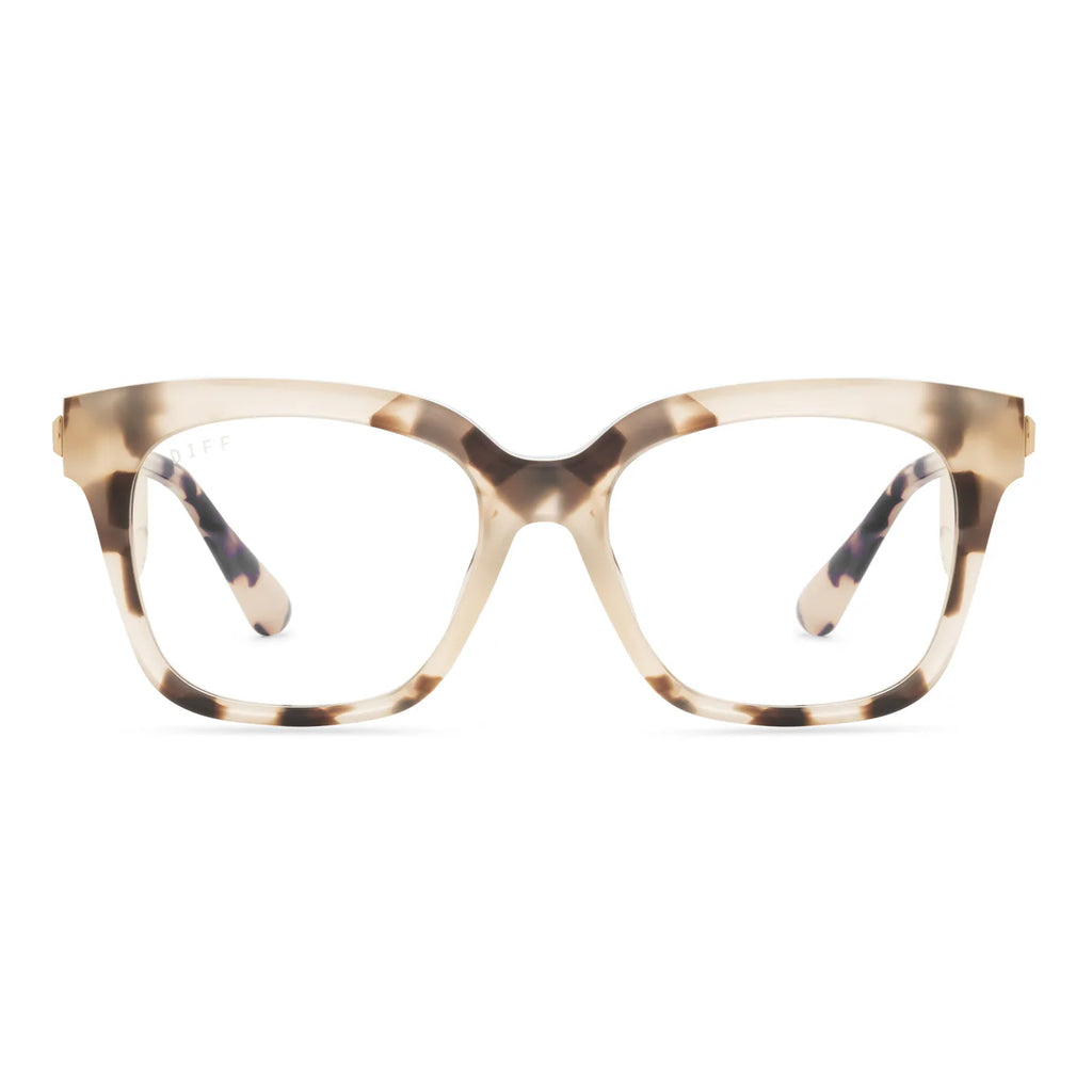 Bella XS Blue Light Readers in Cream Tortoise