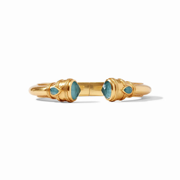 Cannes Demi Cuff Peacock Blue