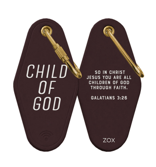 Child of God Bible Verse Keychain