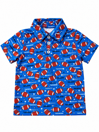 Touchdown Blue Polo