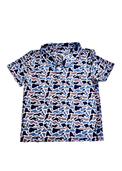 River Camo Polo Shirt