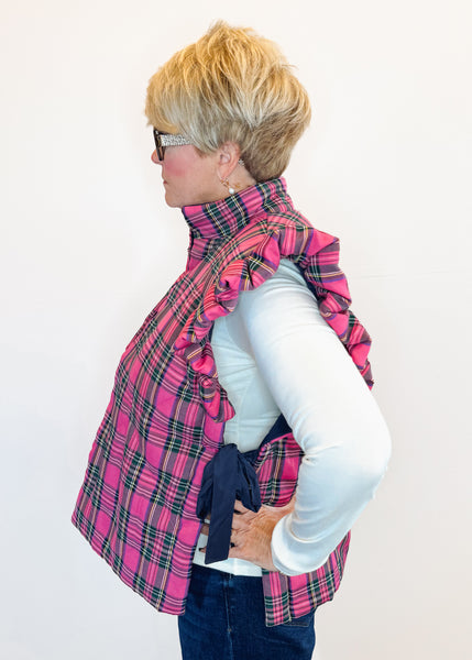 Jefferies Quilted Vest - Pink