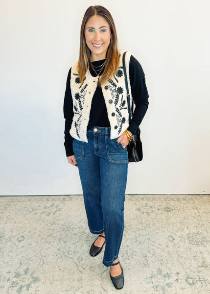 Adelaide Embroidery Vest