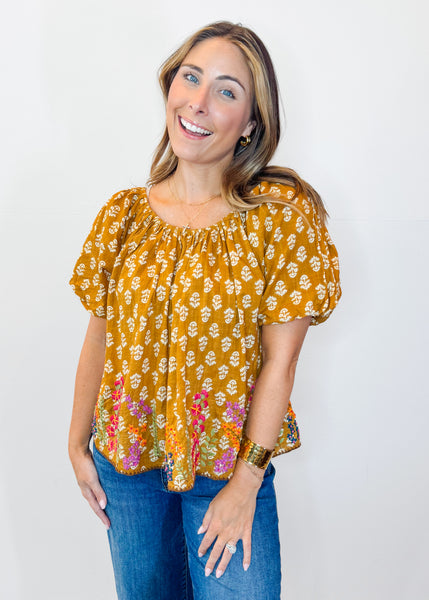 Marrisa Garden of Flowers Top