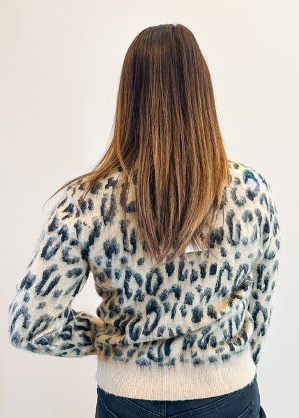 Mina Sweater in Snow Leopard