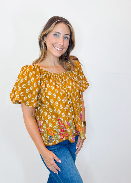 Marrisa Garden of Flowers Top