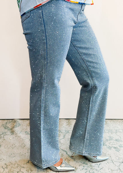 Valerie Rhinestone Jean