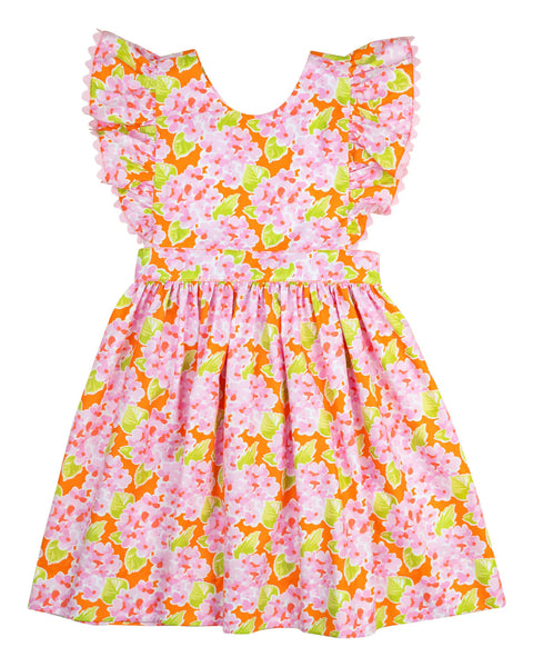 Pink Bunch of Flowers Penny Dress