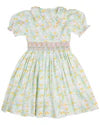 Floral Bouquet Smocked Jenny Dress