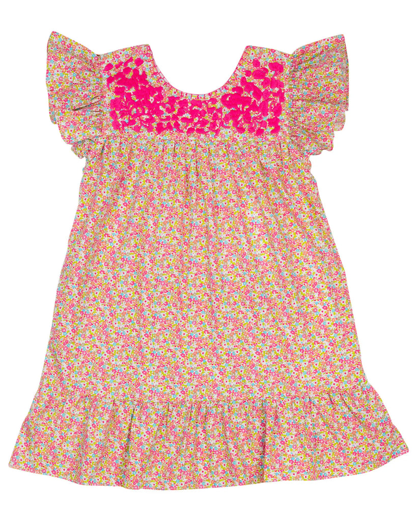 Pink Floral Fiesta Dress