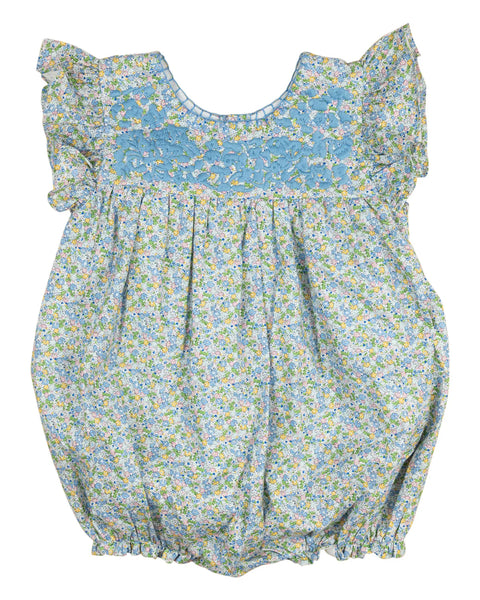 Sky Blue Floral Fiesta Bubble