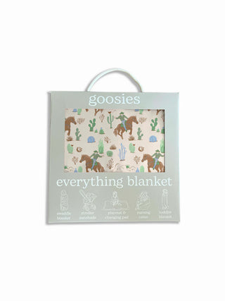 Saddle Up Cowboy Print Everything Blanket