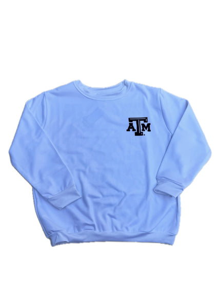 Texas A&M Hand Sketched Crewneck Pullover
