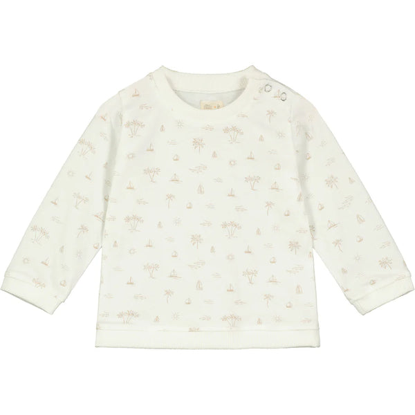 Mawgan Sweater in White Island Boats