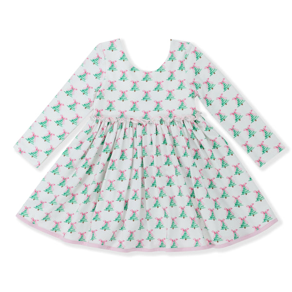 Girls Christmas Tree Dress