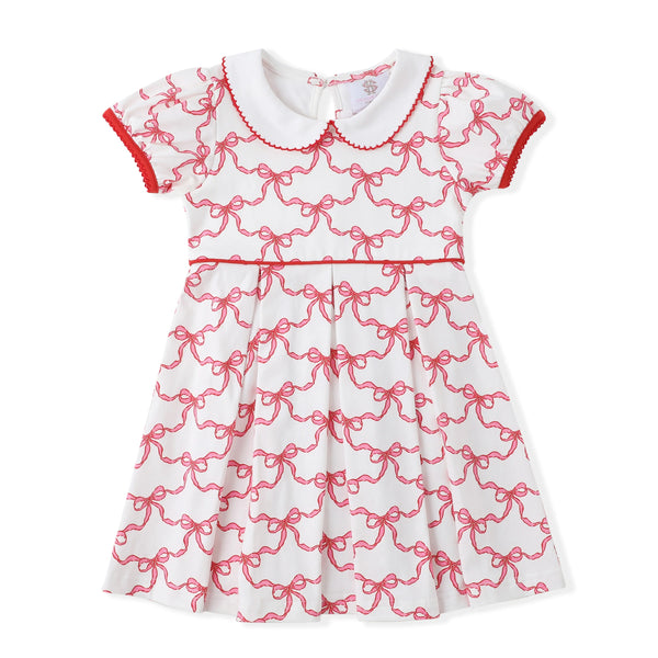 Pink Ribbons & Bows Proper Pleat Dress