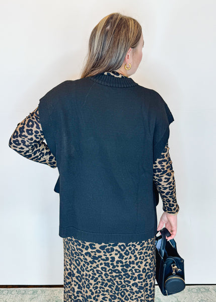 Surayia Leopard Knitted Undersweater