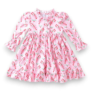 Candy Cane Butterknit Play Dress