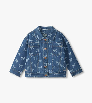 Bows Slouchy Denim Jacket