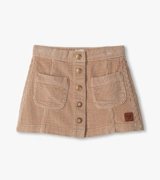 Taupe Corduroy Skirt